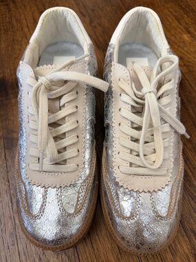 Dolce Vita sneakers - silver and cream